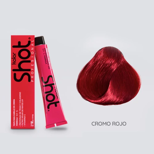 Tinte Cromo Rojo 14.2  sin amoníaco (90 gr)