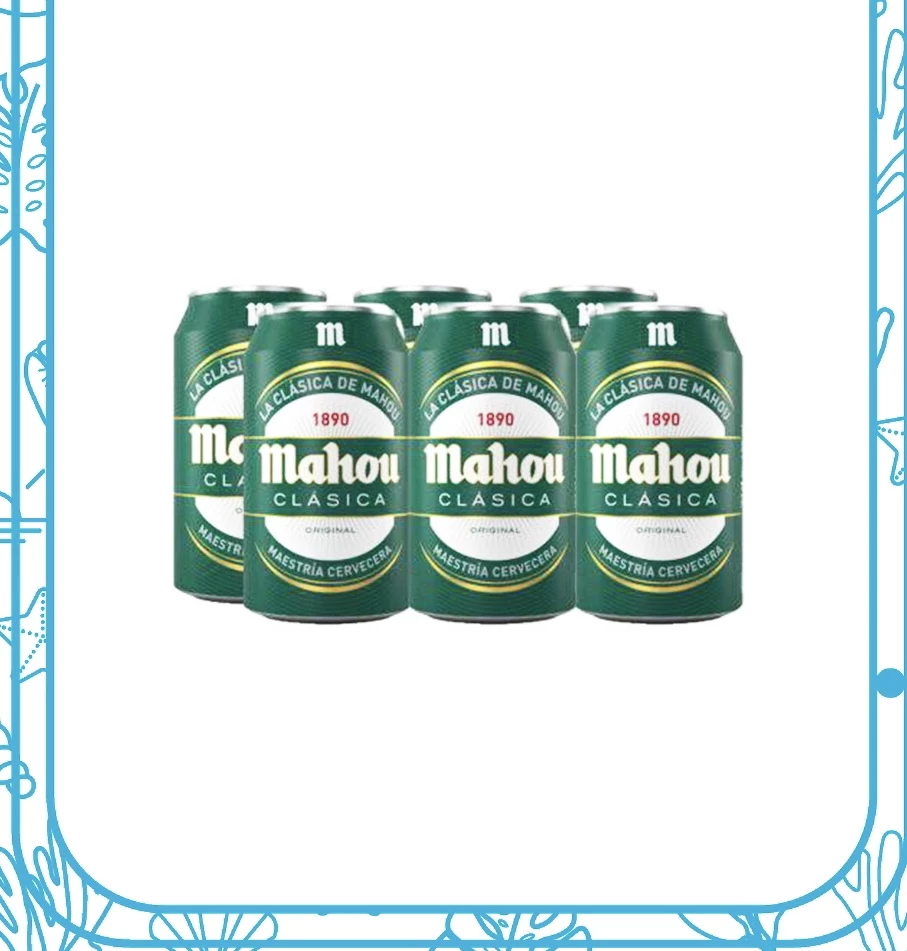 Six cerveza Mahou clasica