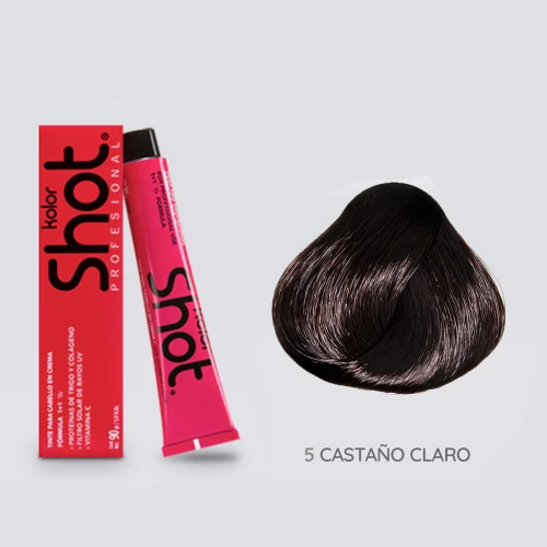 Tinte Castaño Claro 5 sin amoníaco (90 gr)