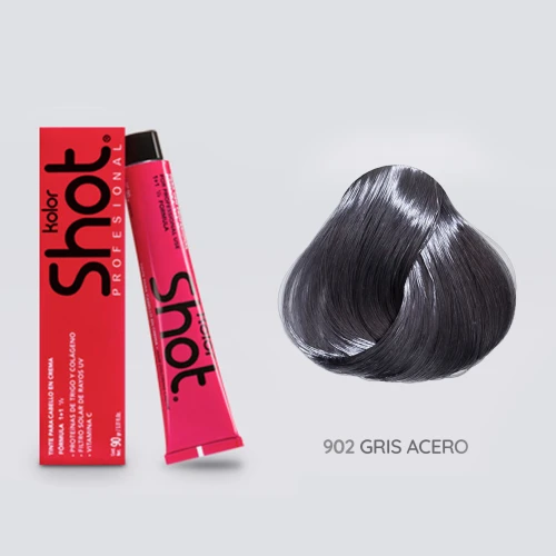 Tinte Gris Acero 90.2 sin amoníaco (90 gr)