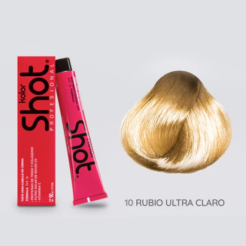 Tinte  Rubio Ultra Claro 10  sin amoníaco (90 gr)