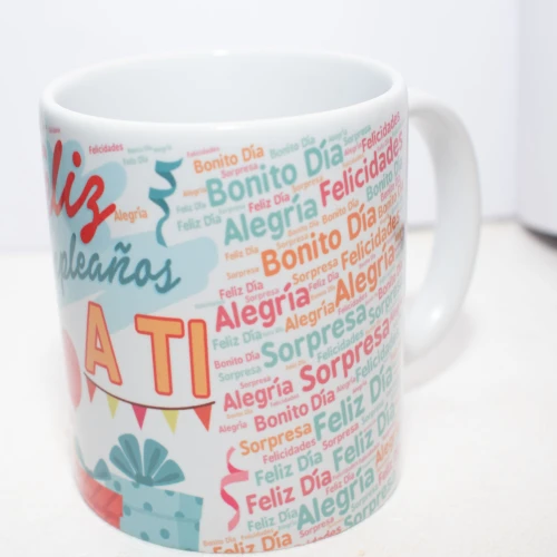 Jarra con Temática (Feliz Cumpleaños)