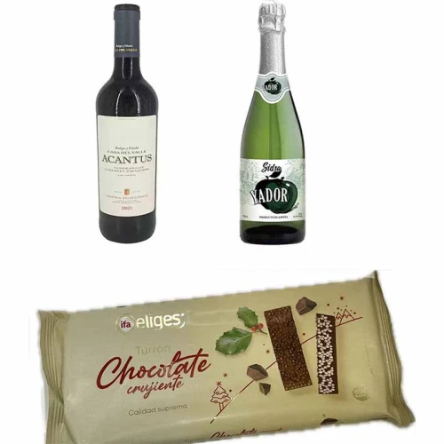 Vino, Sidra y Turrón de chocolate