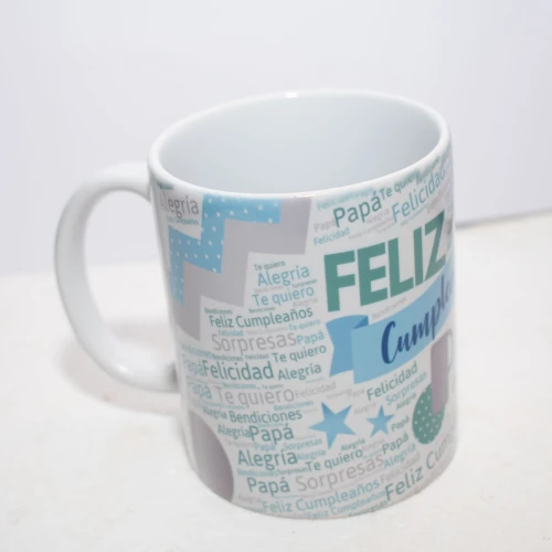 Jarra con Temática (Feliz Cumpleaños para Papá)